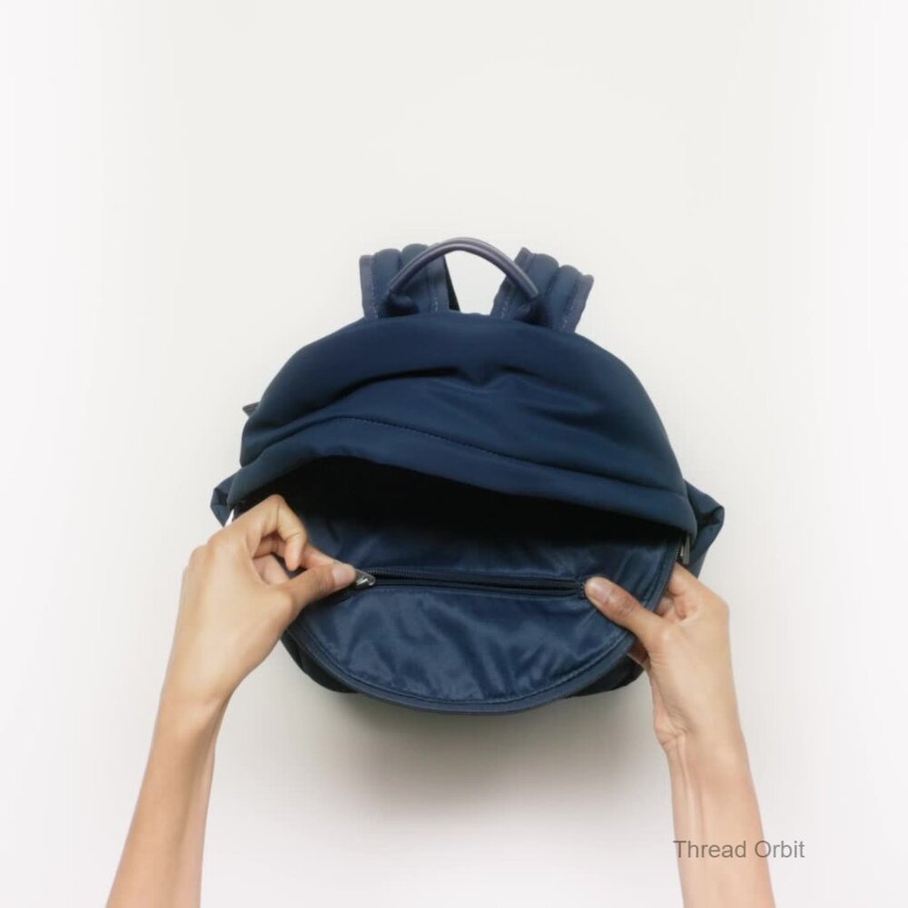 Small Quilted Backpack With Adjustable Straps And… - image 6